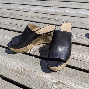 Via Spiga Women's Platform Wedge Sandals Sz 9